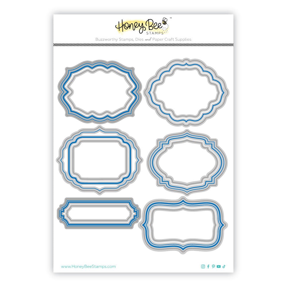 Festive Frames - Honey Cuts - Stand - Alone Dies - Honey Bee Stamps