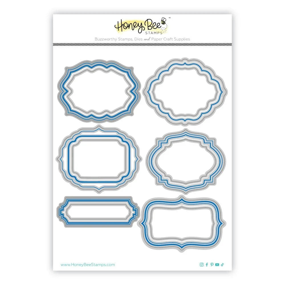 Festive Frames - Honey Cuts - Stand - Alone Dies - Honey Bee Stamps