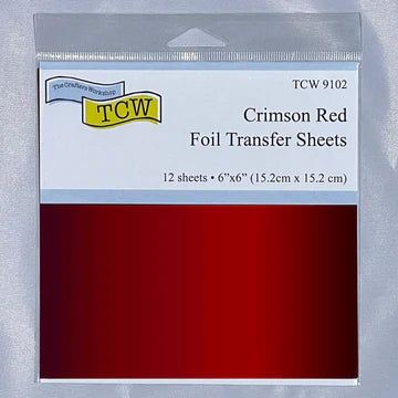 Foil Transfer Sheets By TCW - Crimson Red - Honey Bee Stamps