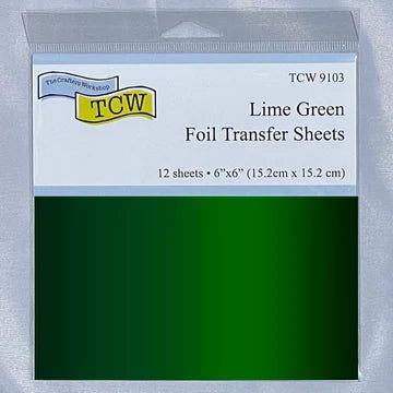 Foil Transfer Sheets By TCW - Lime Green - Honey Bee Stamps