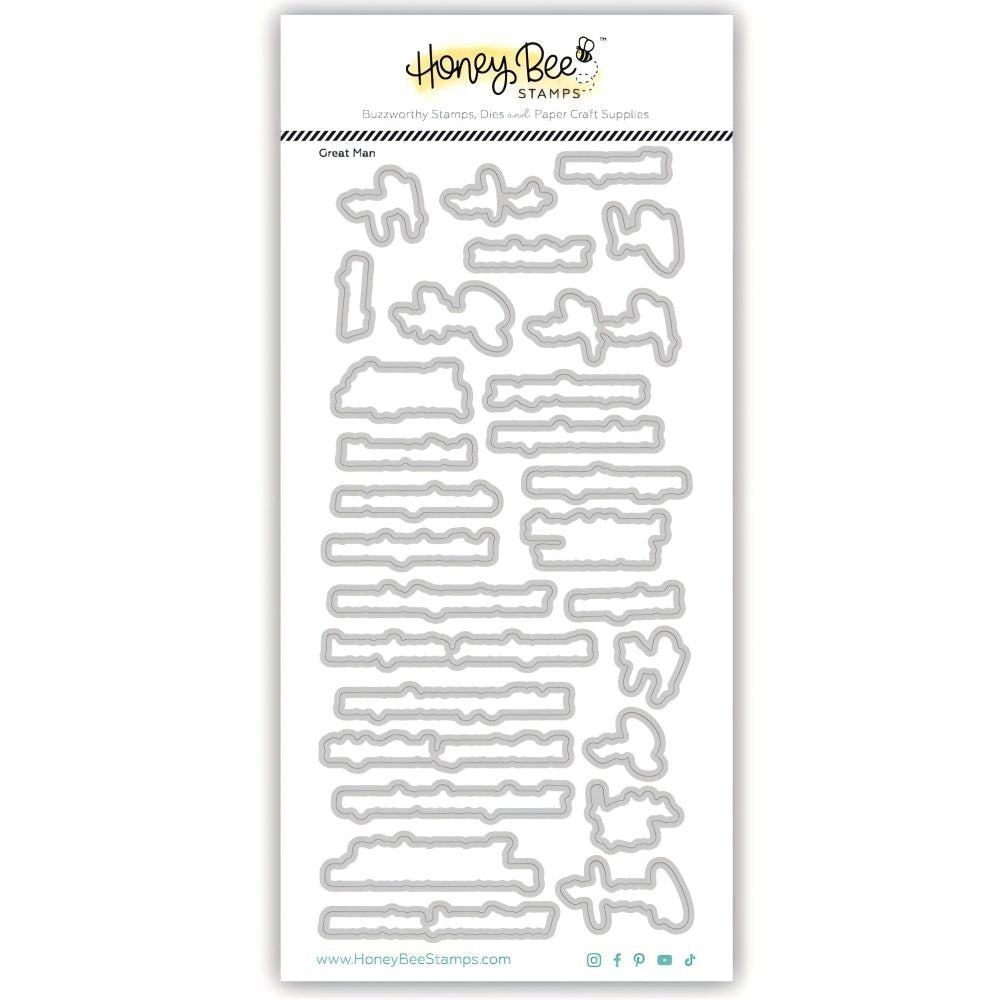 Great Man - Honey Cuts Coordinating Dies - Honey Bee Stamps