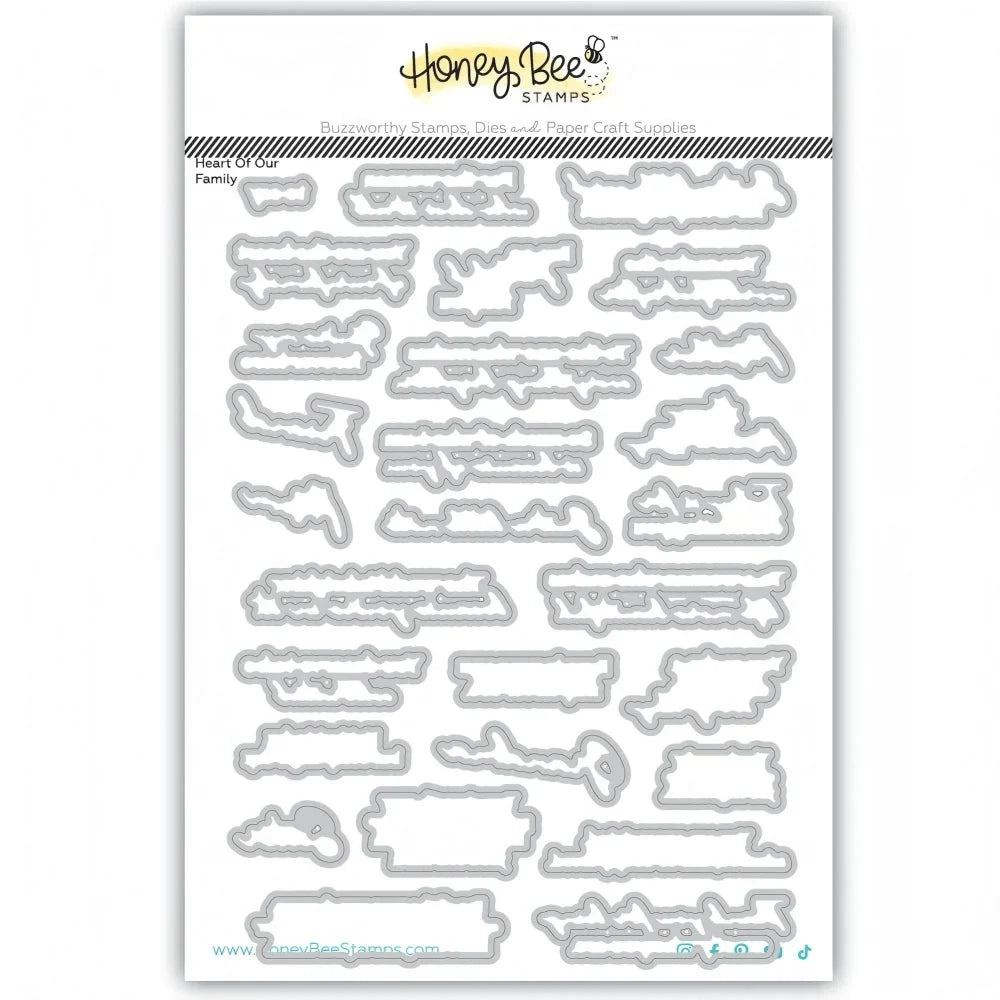 Heart Of Our Family - Honey Cuts Coordinating Dies - Honey Bee Stamps
