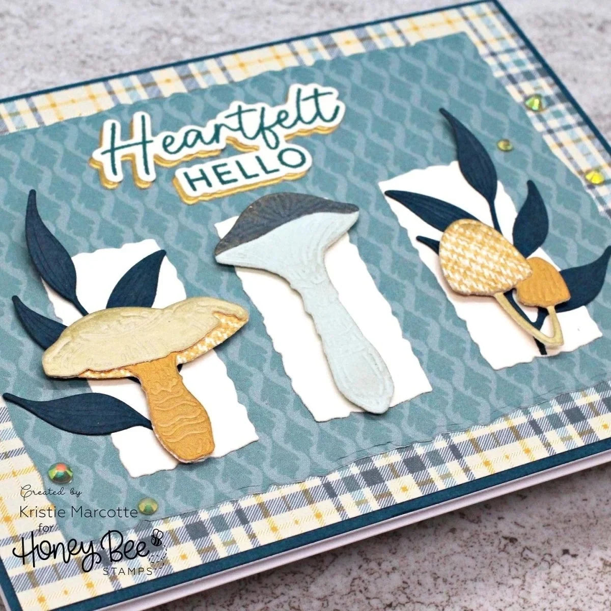 Heartfelt Hello - 6x6 Photopolymer Stamp Set - Honey Bee Stamps