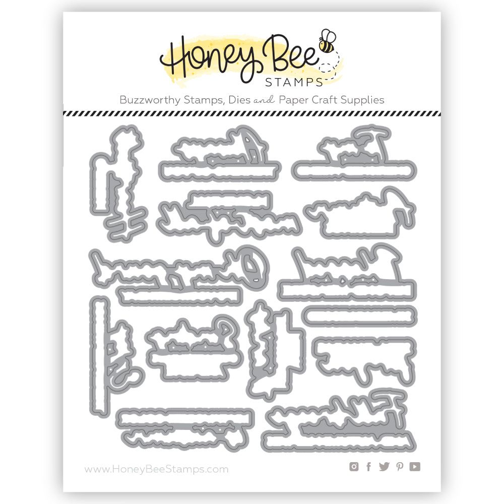 Heartfelt Hello - Honey Cuts - Coordinating Dies - Honey Bee Stamps