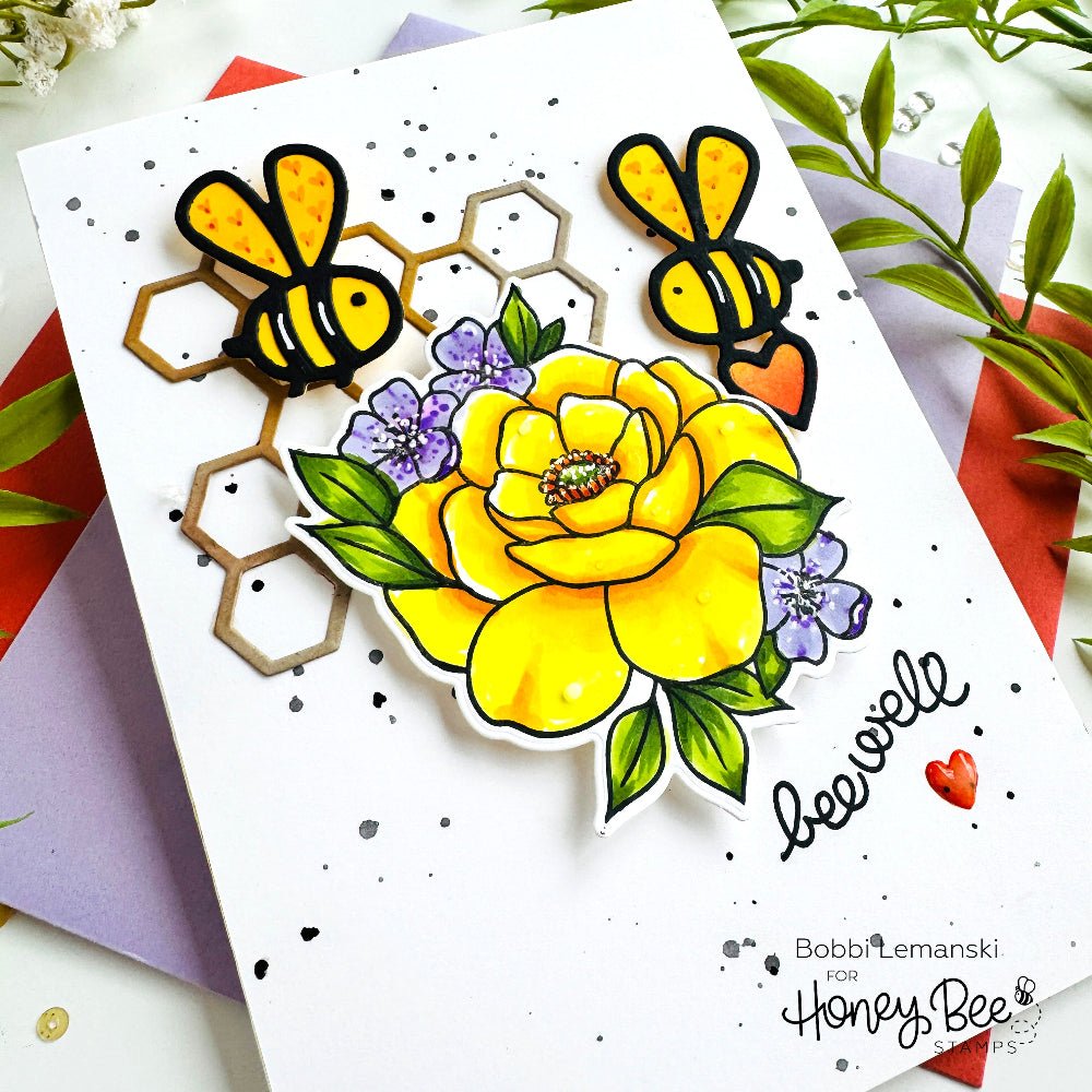 Heartfelt Honeys - Honey Cuts Stand - Alone Dies by Paper Smooches - Honey Bee Stamps