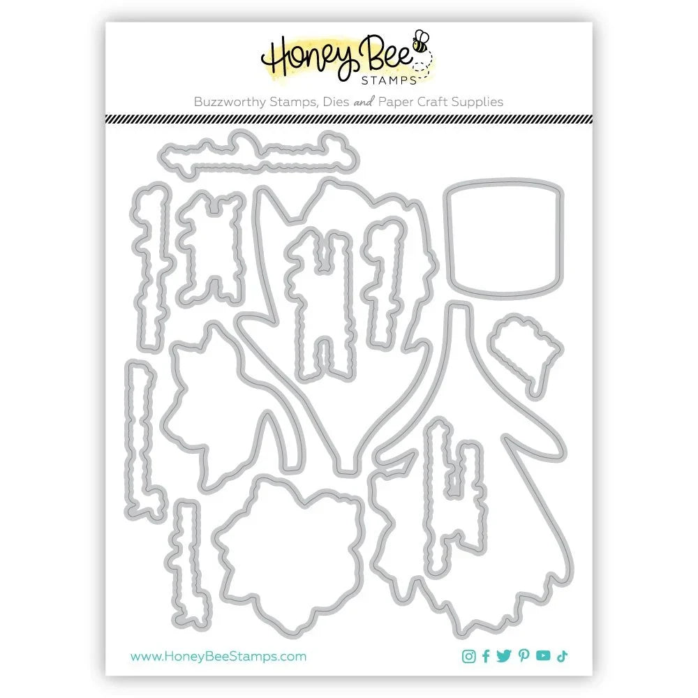 Holiday Blooms - Honey Cuts - Coordinating Dies - Retiring - Honey Bee Stamps
