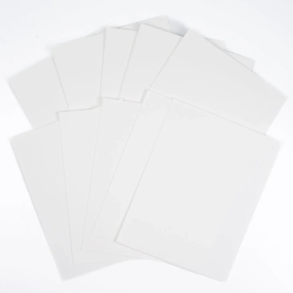 Honey Bee A2 Card Panels and Envelopes Set Of 5 - White Cloud - Honey Bee Stamps