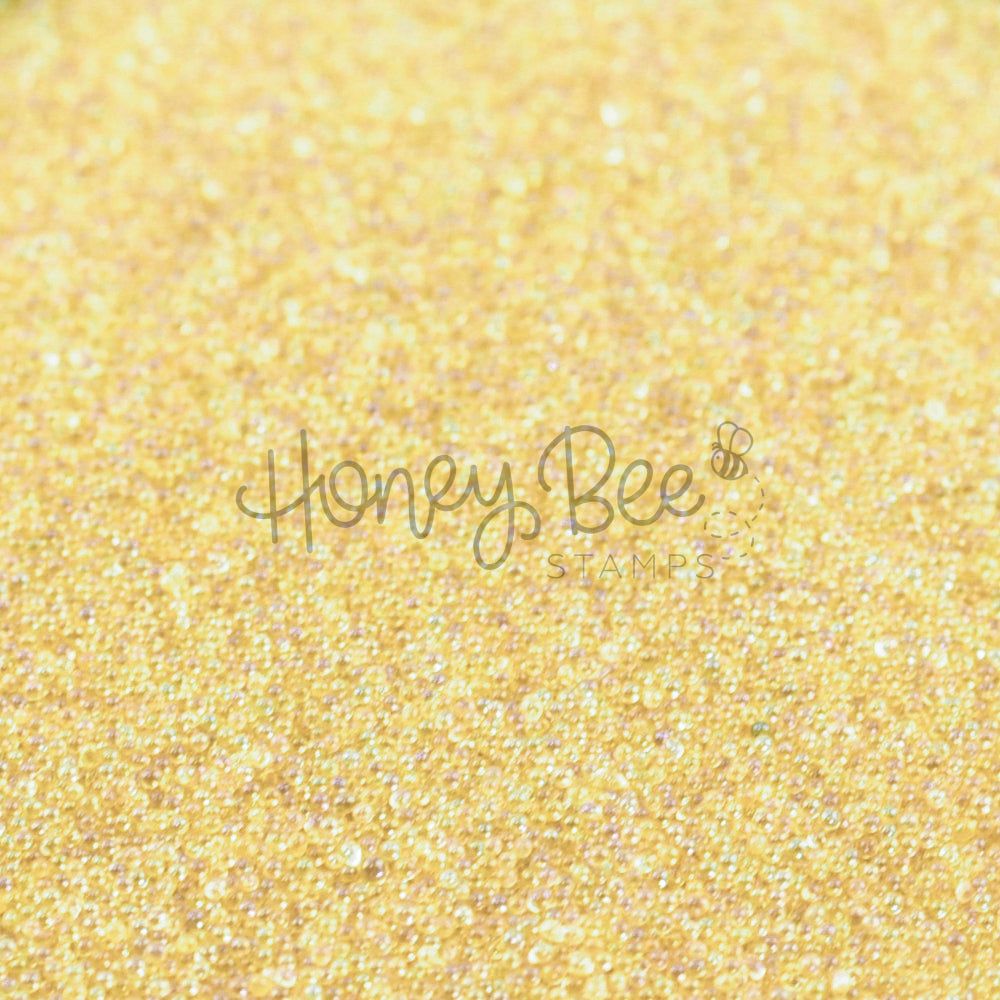 Honey - Yellow Tiny Bubbles No Hole Glass Beads - Honey Bee Stamps