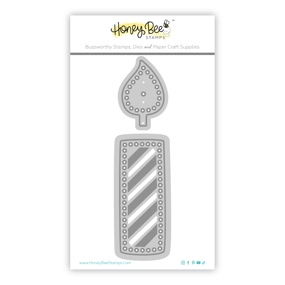 In Stitches: Candle - Honey Cuts - Stand - Alone Dies - Honey Bee Stamps