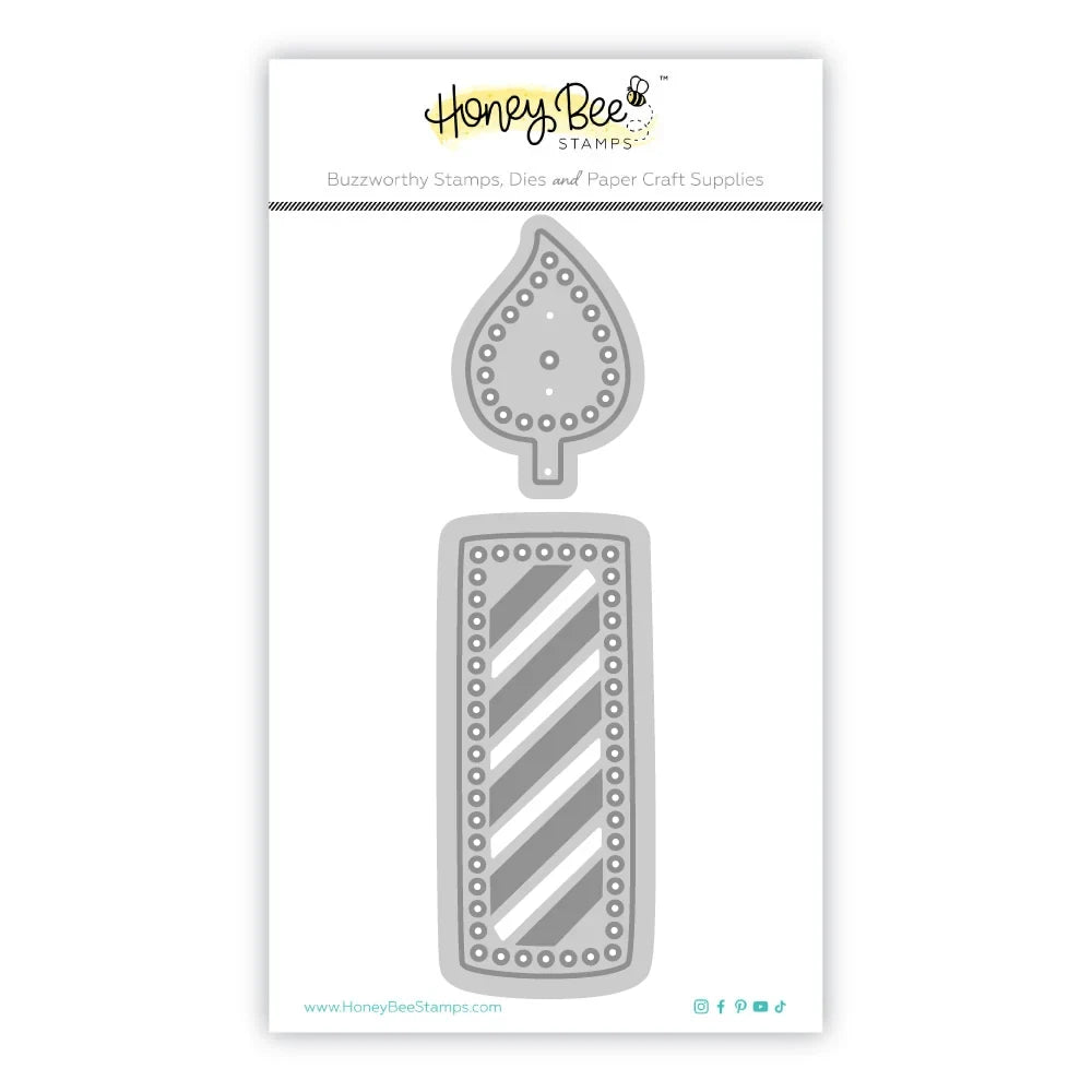 In Stitches: Candle - Honey Cuts - Stand - Alone Dies - Honey Bee Stamps