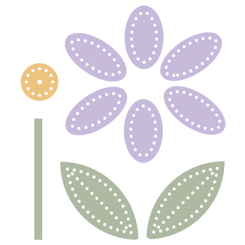 In Stitches: Daisy - Honey Cuts - Stand - Alone Dies - Honey Bee Stamps