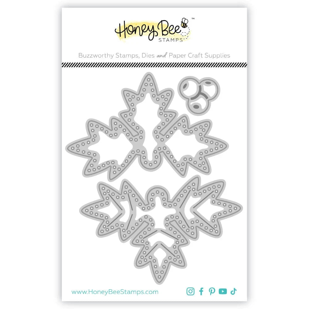 In Stitches: Holly - Honey Cuts - Stand - Alone Dies - Honey Bee Stamps