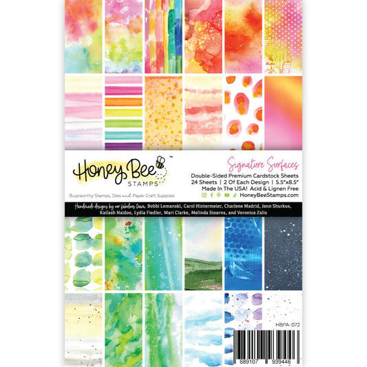July 2026 - All New Printed Paper Packs and Coordinating Solid Cardstock - Honey Bee Stamps