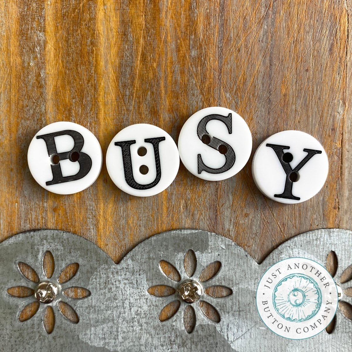 Just For Fun Button Collection - BUSY - Honey Bee Stamps