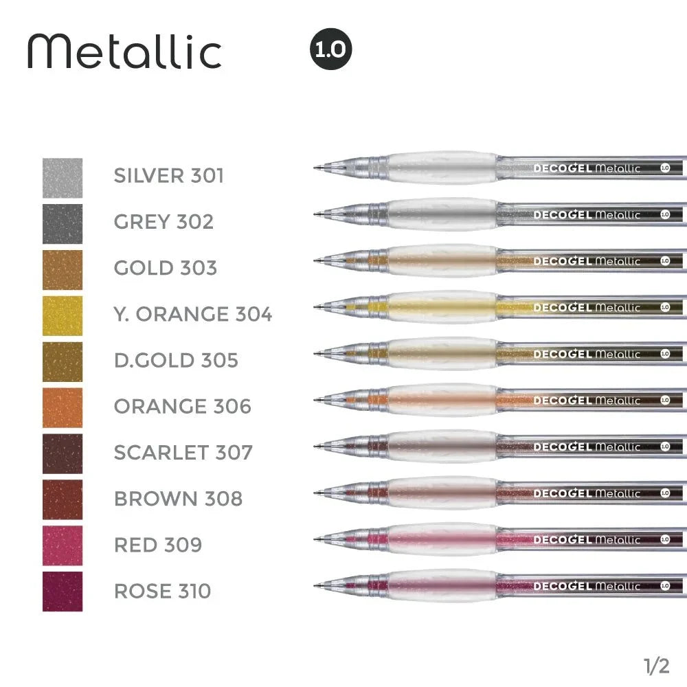 Karin Deco Gel 1.0 Metallic - Gold 303 Sparkle Gel Pen - Honey Bee Stamps