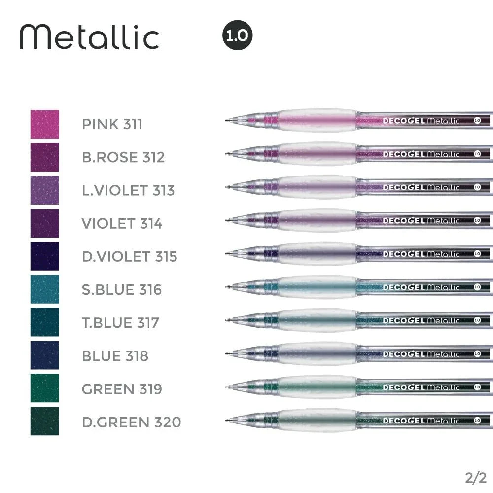 Karin Deco Gel 1.0 Metallic - L. Violet 313 Sparkle Gel Pen - Honey Bee Stamps