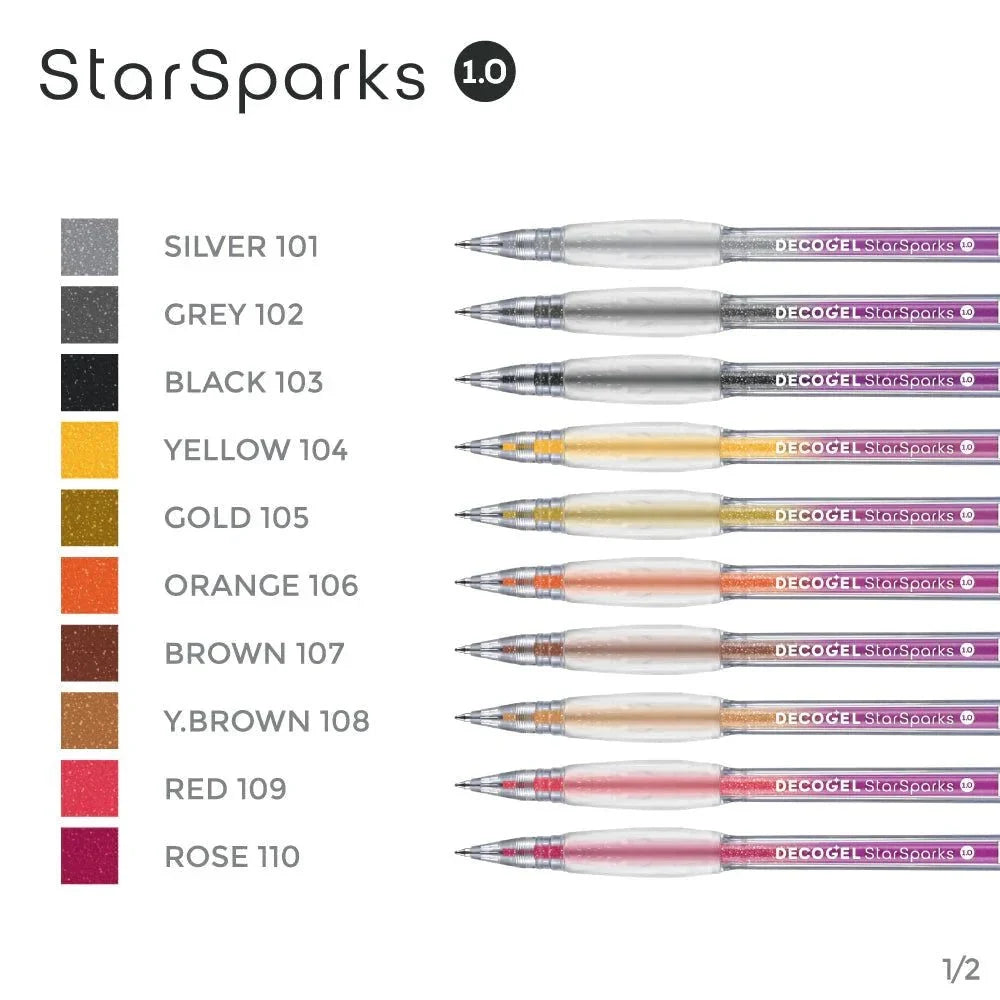 Karin Deco Gel 1.0 Star Sparks - Khaki 120 - Honey Bee Stamps