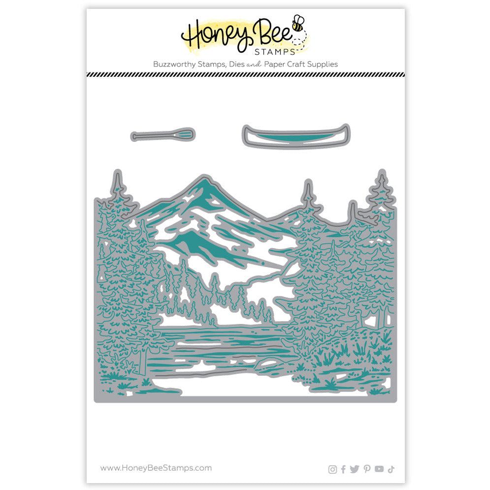 Lakeside Scene Builder - Honey Cuts - Stand - Alone Dies - Honey Bee Stamps