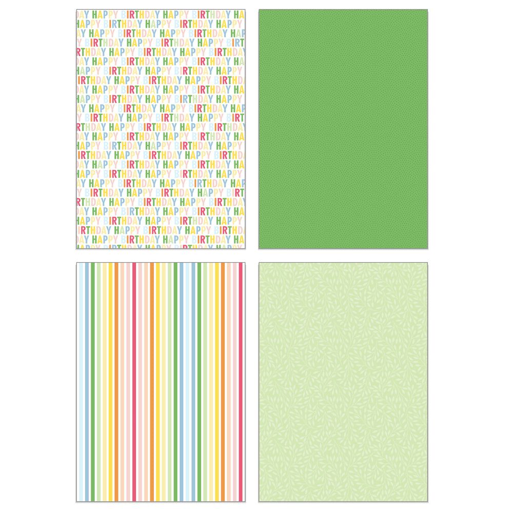 Let's Party Paper Pad 6x8.5 - 24 Double - Sided Sheets - Honey Bee Stamps