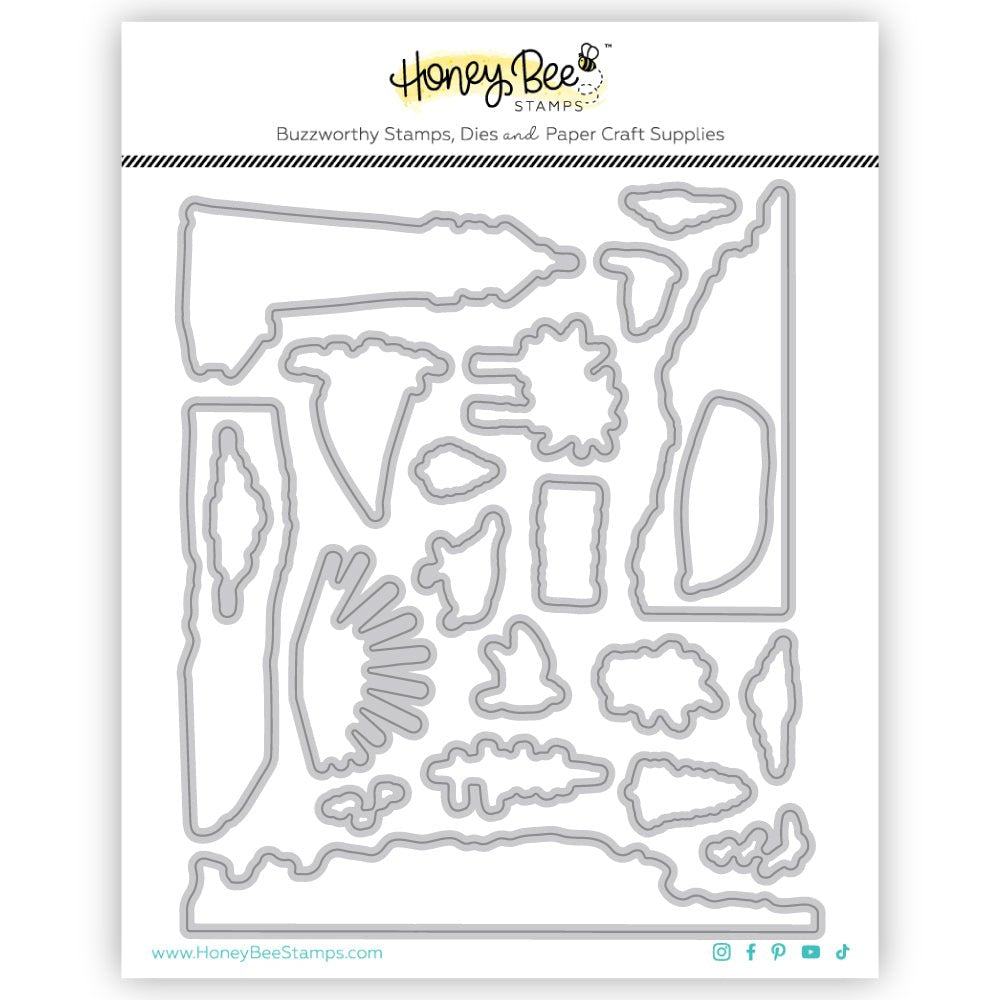 Light The Way - Honey Cuts - Coordinating Dies - Honey Bee Stamps