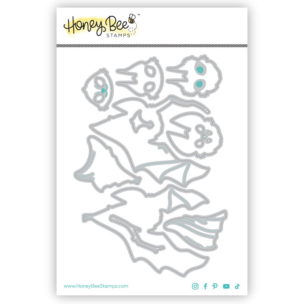 Lovely Layers: Bat - Honey Cuts - Stand - Alone Dies - Honey Bee Stamps