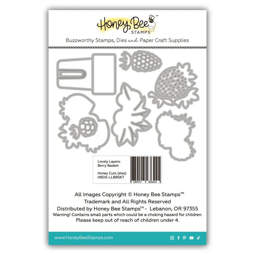 Lovely Layers: Berry Basket - Honey Cuts Stand-Alone Dies - Honey Bee Stamps