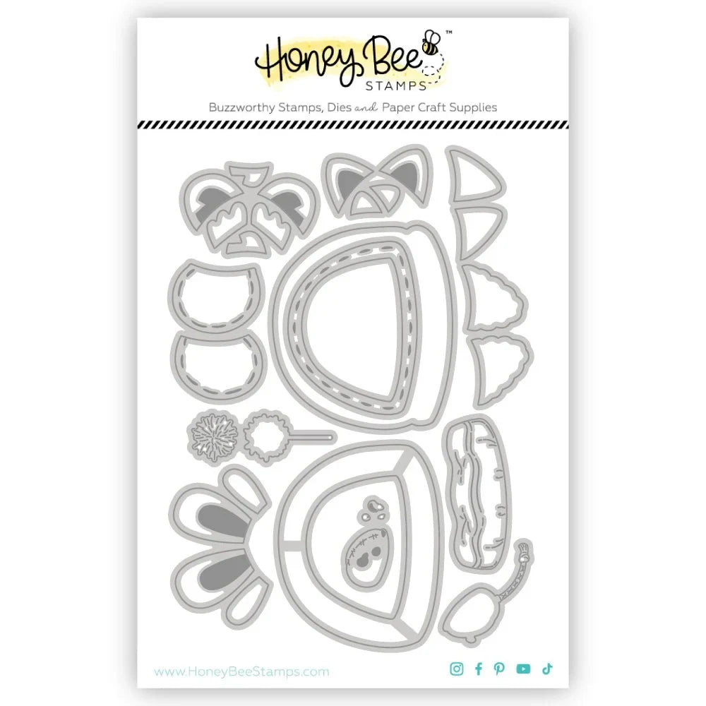 Lovely Layers: Cat Bed - Honey Cuts - Stand - Alone Dies - Honey Bee Stamps