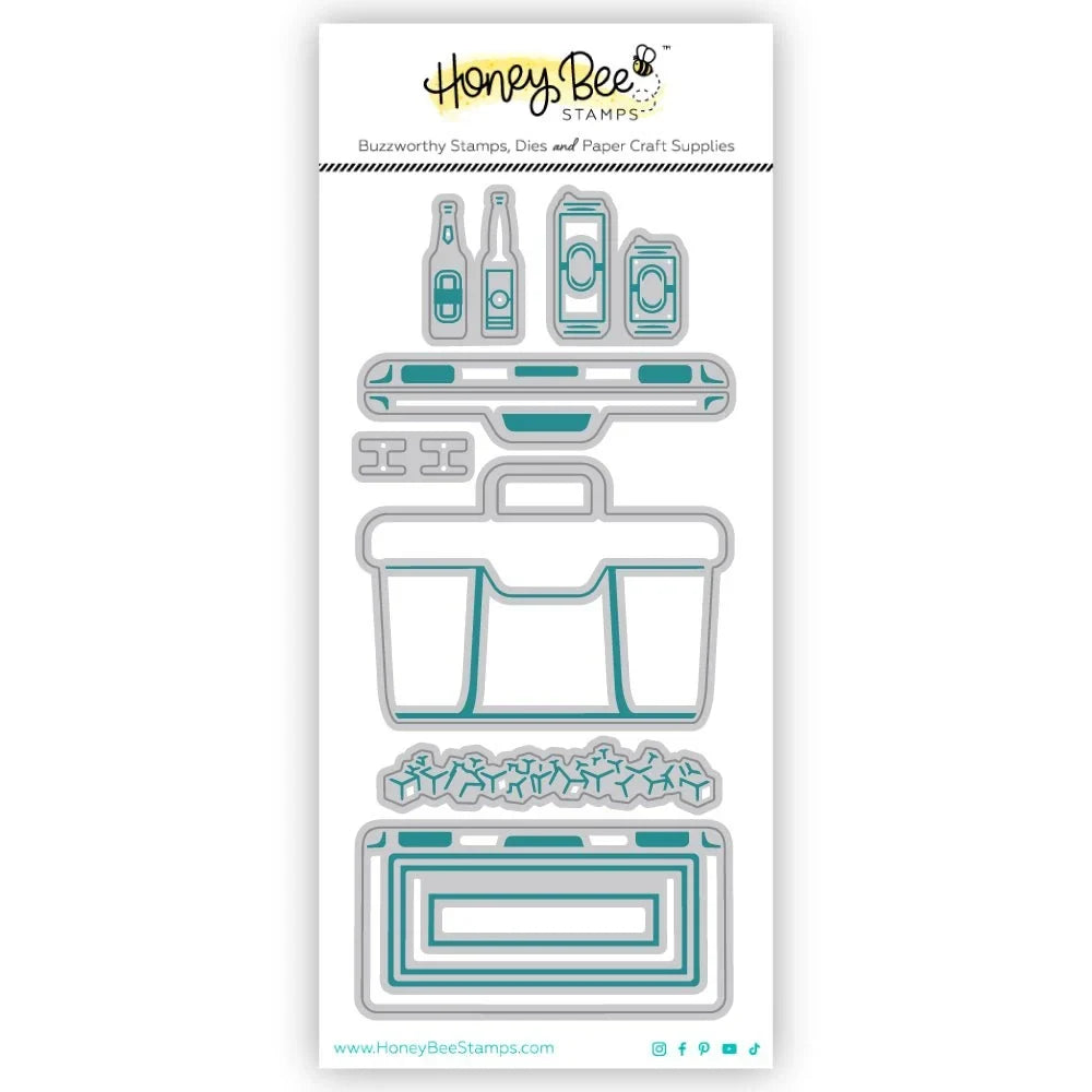 Lovely Layers: Cooler - Honey Cuts - Stand - Alone Dies - Honey Bee Stamps