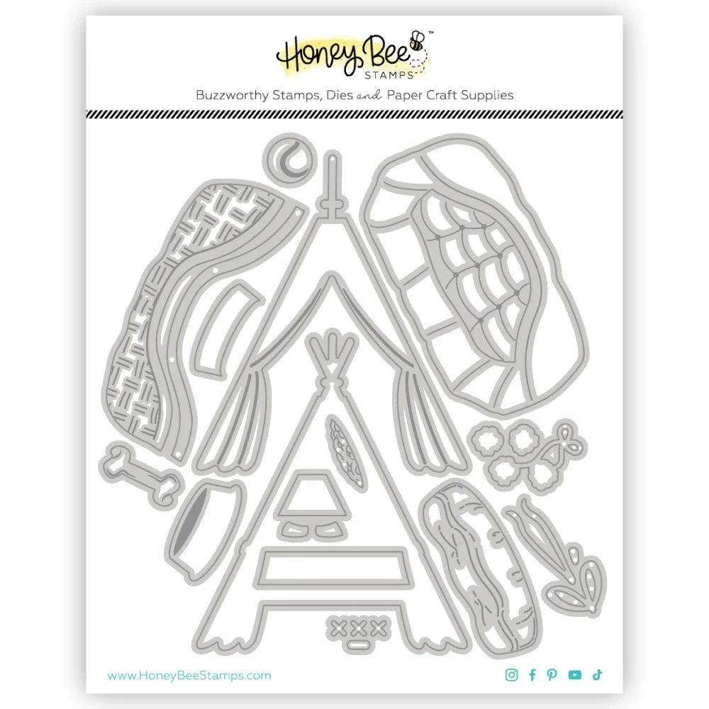 Lovely Layers: Dog Beds - Honey Cuts - Stand - Alone Dies - Honey Bee Stamps