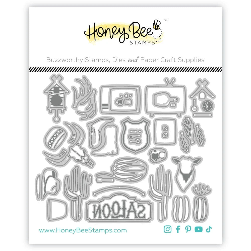 Lovely Layers: Fireplace Lodge Add - On - Honey Cuts - Stand - Alone Dies - Honey Bee Stamps