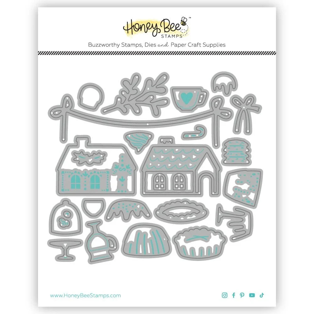 Lovely Layers: Hoosier Cabinet - Holiday Add - On - Honey Cuts - Stand - Alone Dies - Honey Bee Stamps