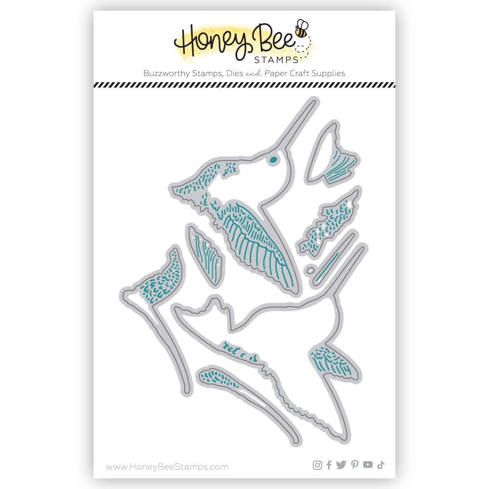 Lovely Layers: Hummingbird - Honey Cuts - Stand - Alone Dies - Honey Bee Stamps