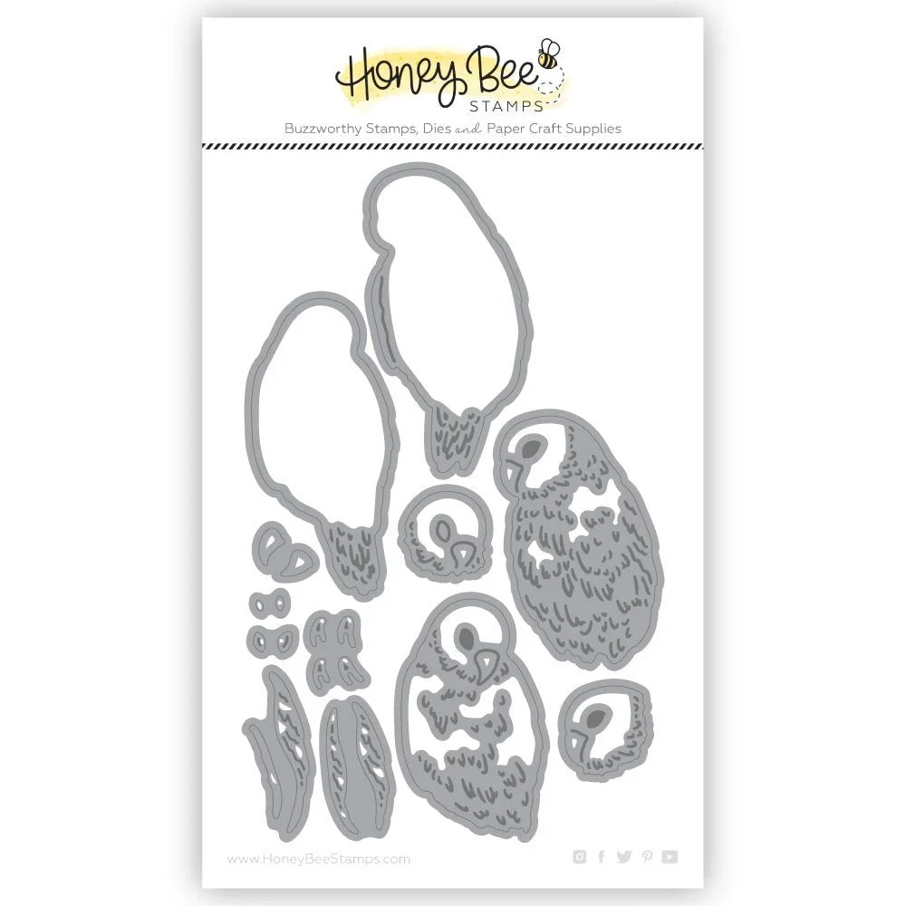 Lovely Layers: Love Birds - Honey Cuts - Stand - Alone Dies - Honey Bee Stamps