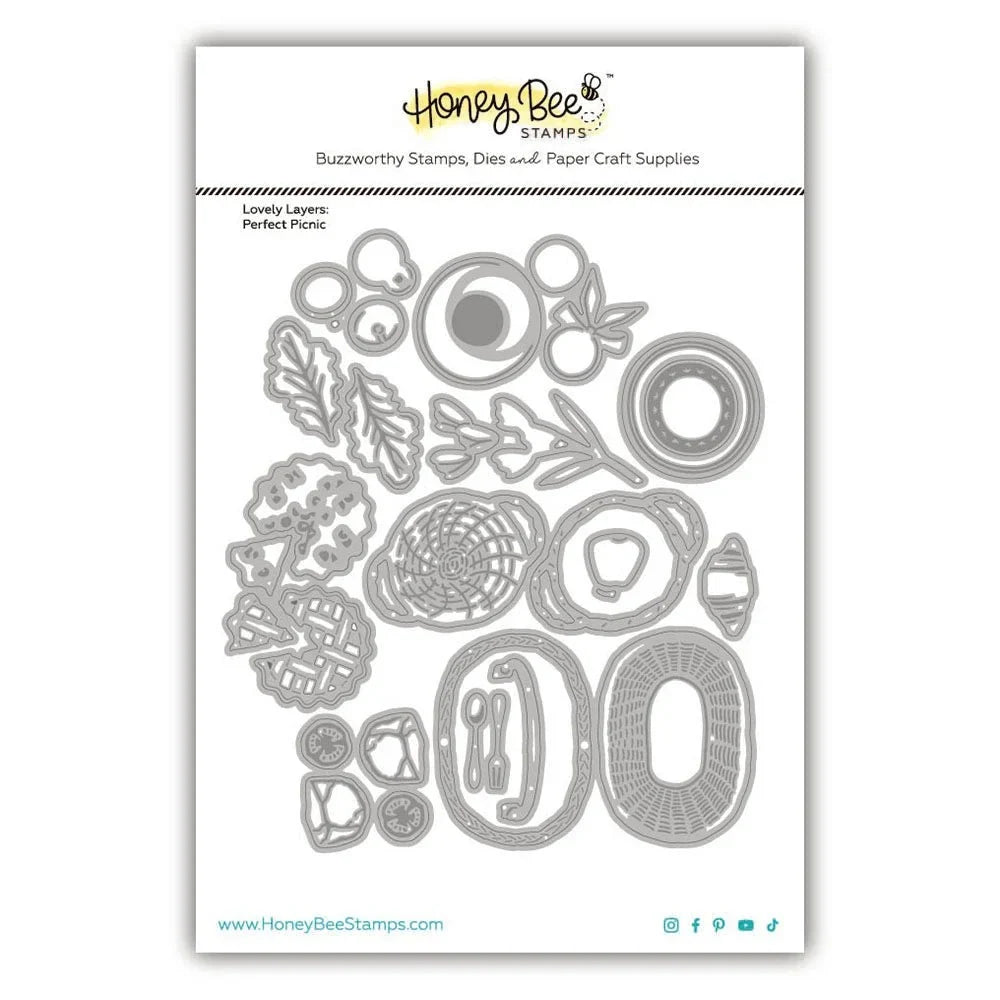 Lovely Layers: Perfect Picnic - Honey Cuts Stand-Alone Dies - Honey Bee Stamps