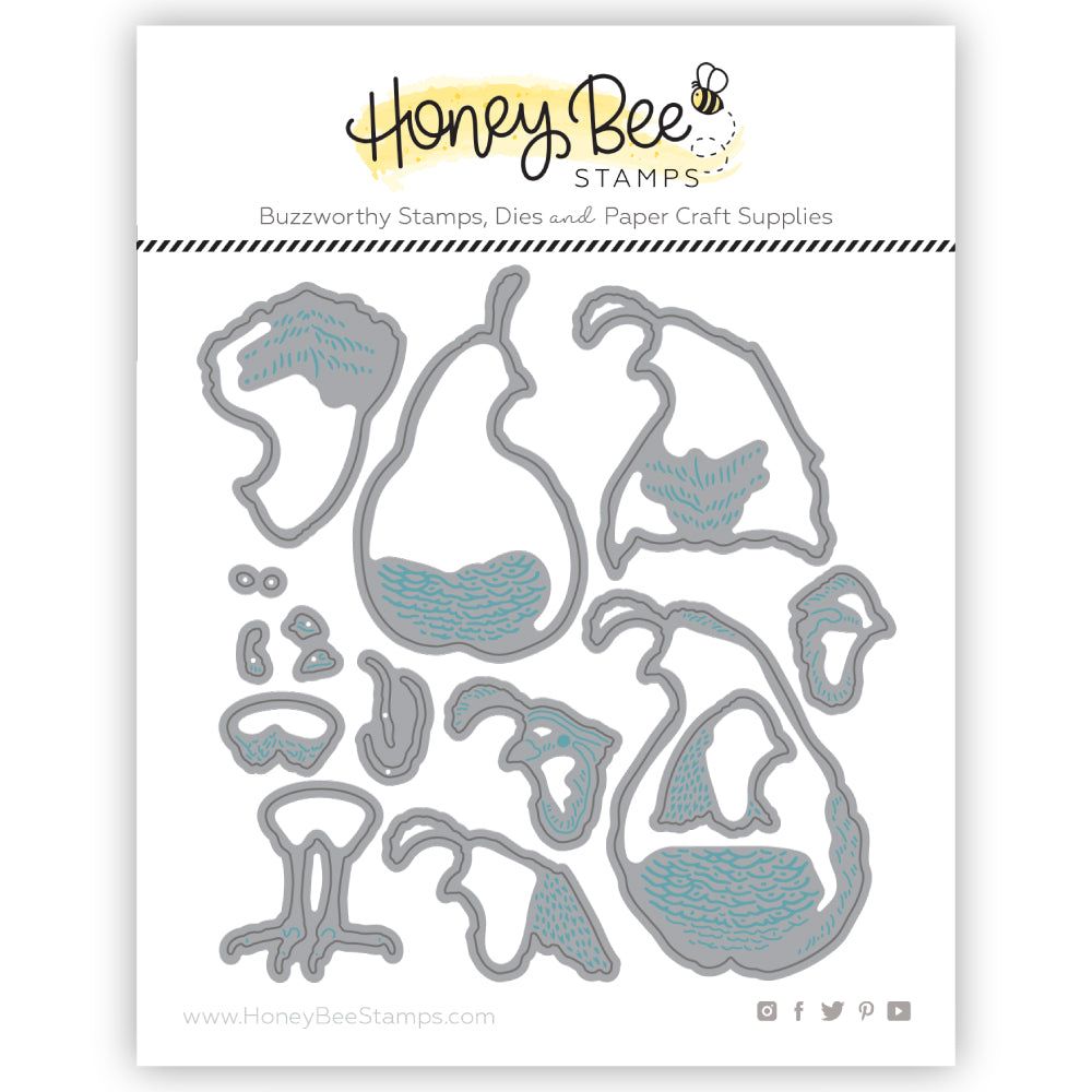 Lovely Layers: Quail - Honey Cuts - Stand - Alone Dies - Honey Bee Stamps