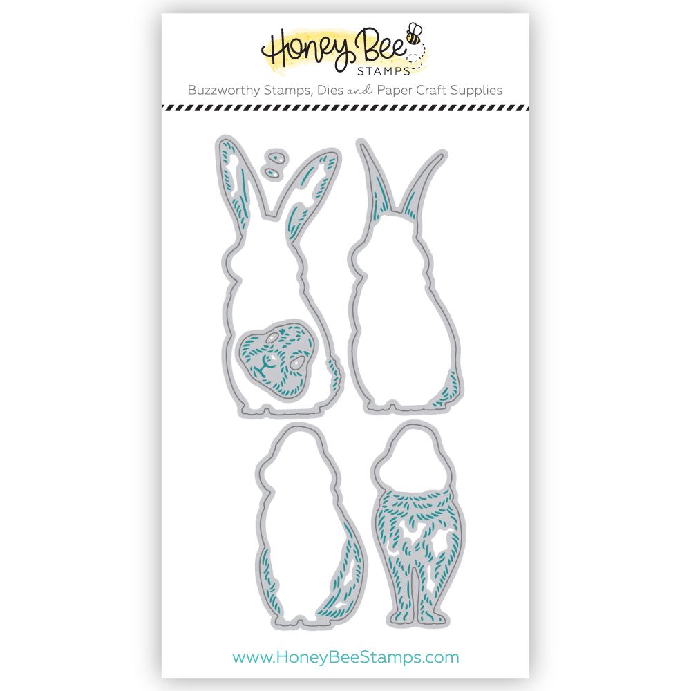 Lovely Layers: Rabbit - Honey Cuts - Stand - Alone Dies - Honey Bee Stamps