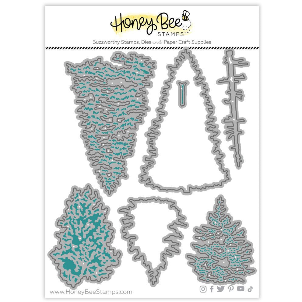 Lovely Layers: Trees - Honey Cuts - Stand - Alone Dies - Honey Bee Stamps