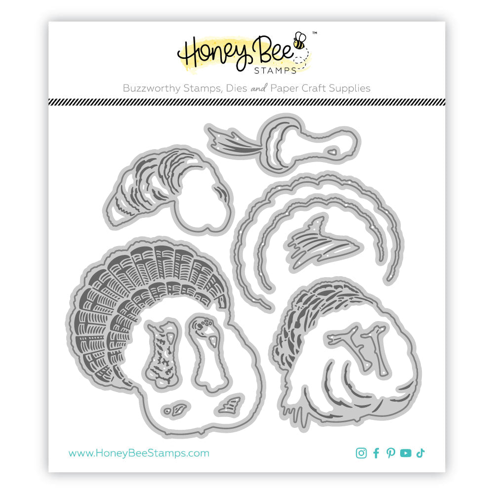 Lovely Layers: Turkey - Honey Cuts - Stand - Alone Dies - Honey Bee Stamps