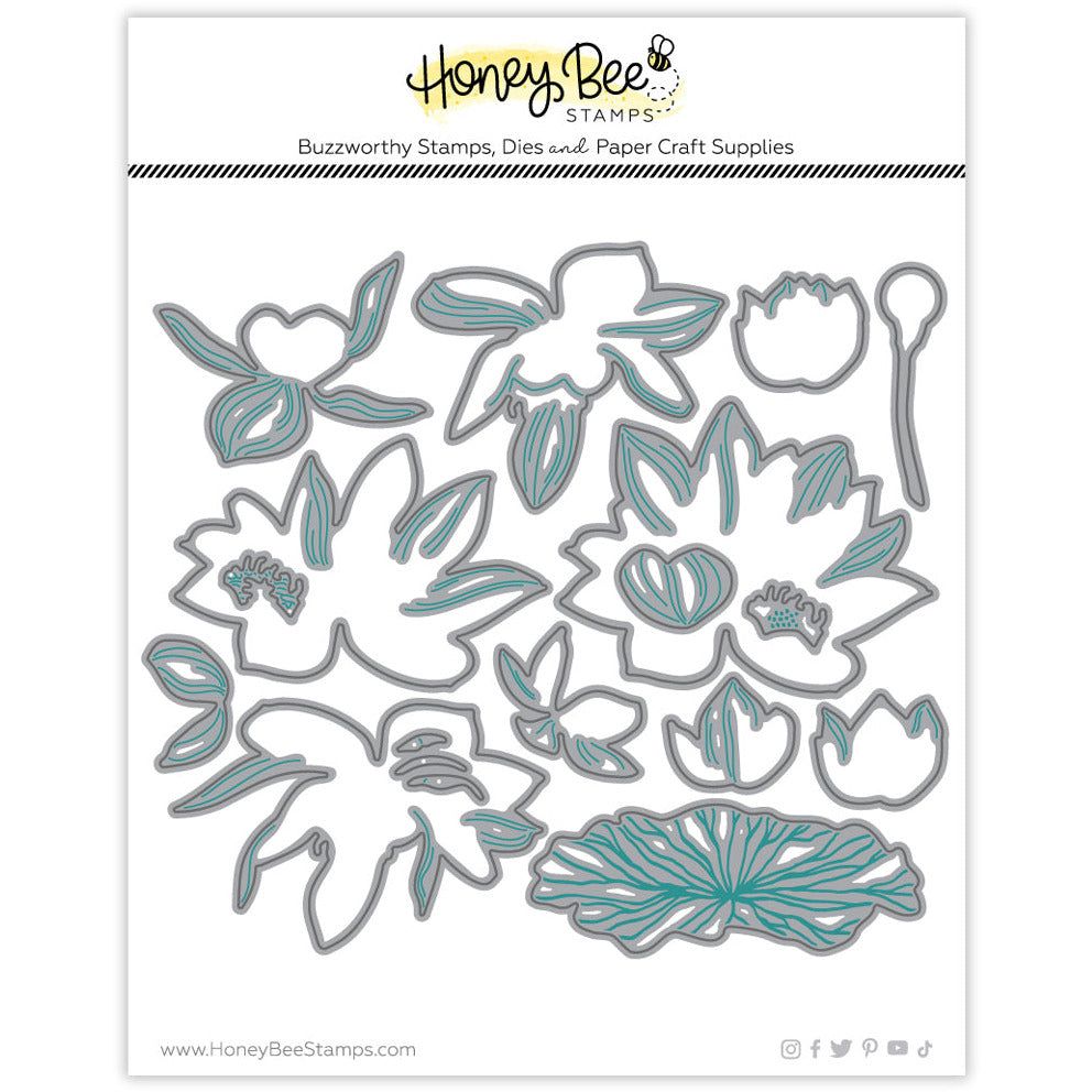 Lovely Layers: Water Lily - Honey Cuts - Honey Bee Stamps