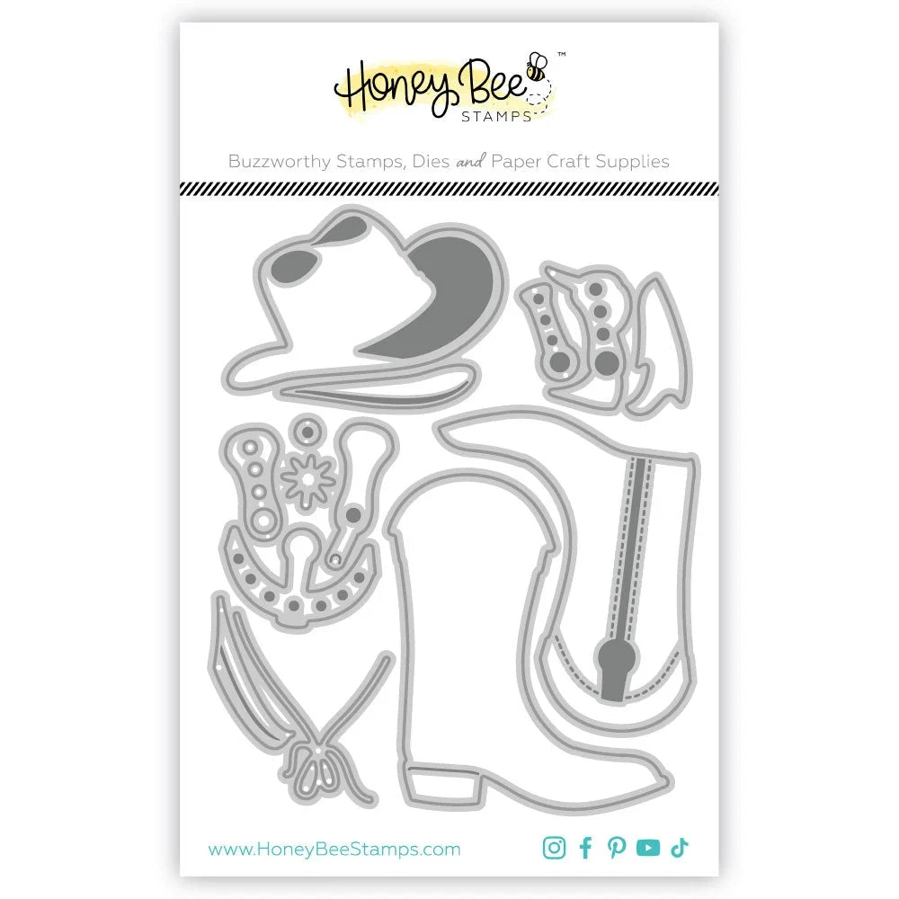 Lovely Layers: Western Wear - Honey Cuts - Stand - Alone Dies - Honey Bee Stamps