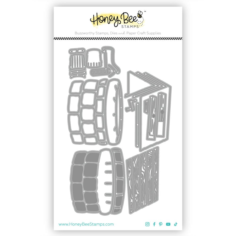 Lovely Layers: Wishing Well - Honey Cuts - Stand - Alone Dies - Honey Bee Stamps