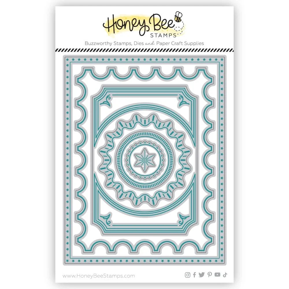 Lovely Layouts: Party Frames - Honey Cuts - Stand - Alone Dies - Honey Bee Stamps
