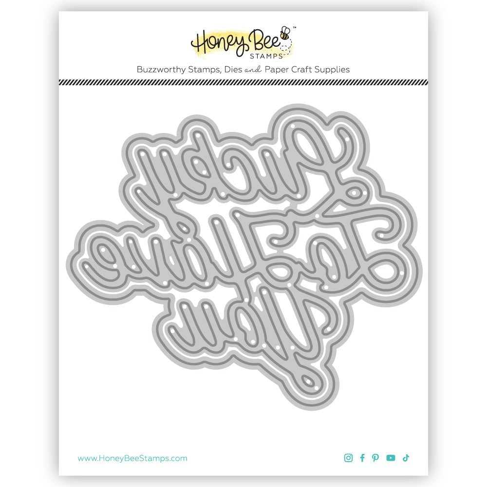 Lucky To Have You - Honey Cuts - Stand - Alone Dies - Honey Bee Stamps