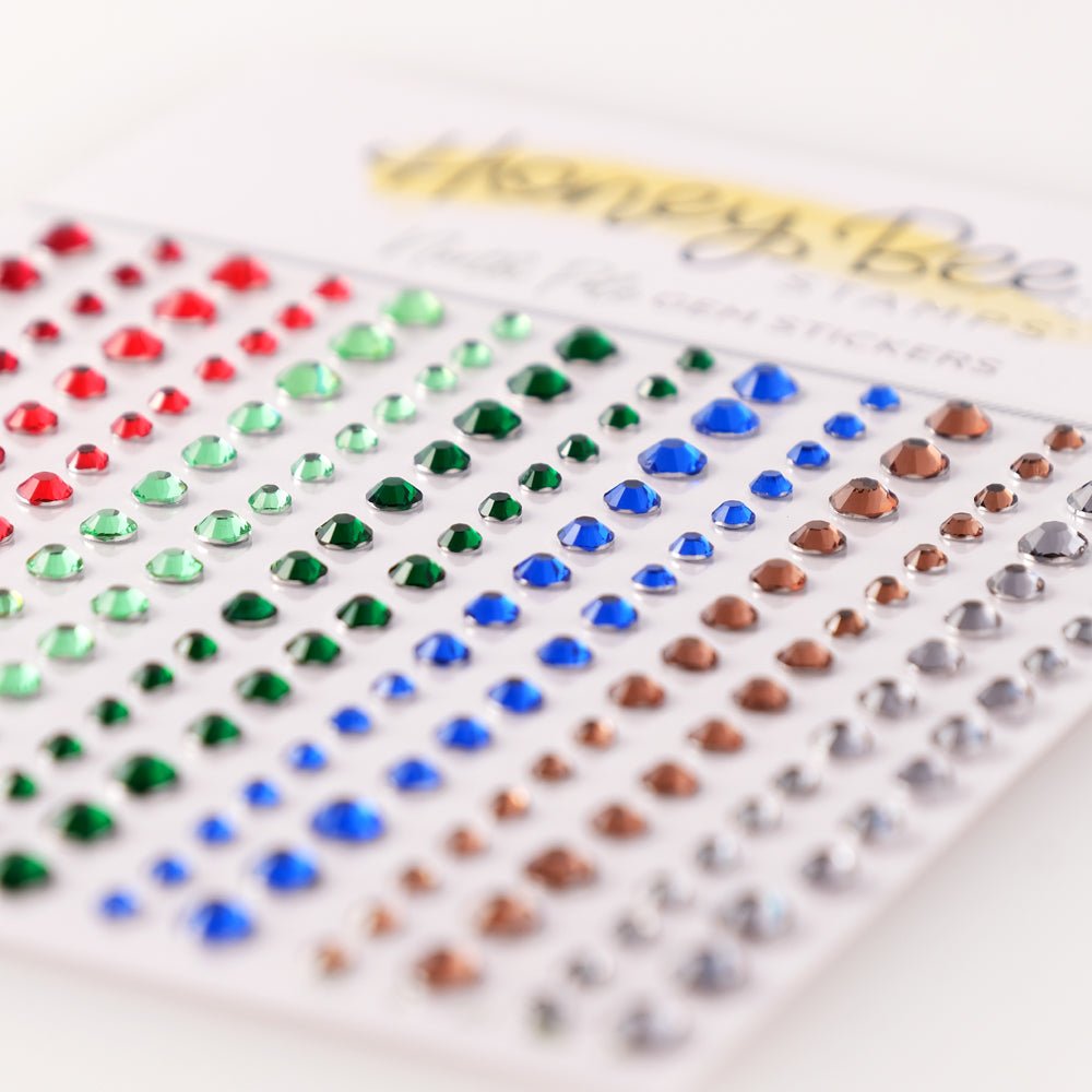 North Pole Gem Stickers - 210 Count - Honey Bee Stamps