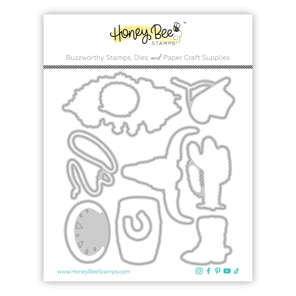 On The Range - Honey Cuts - Coordinating Dies - Honey Bee Stamps