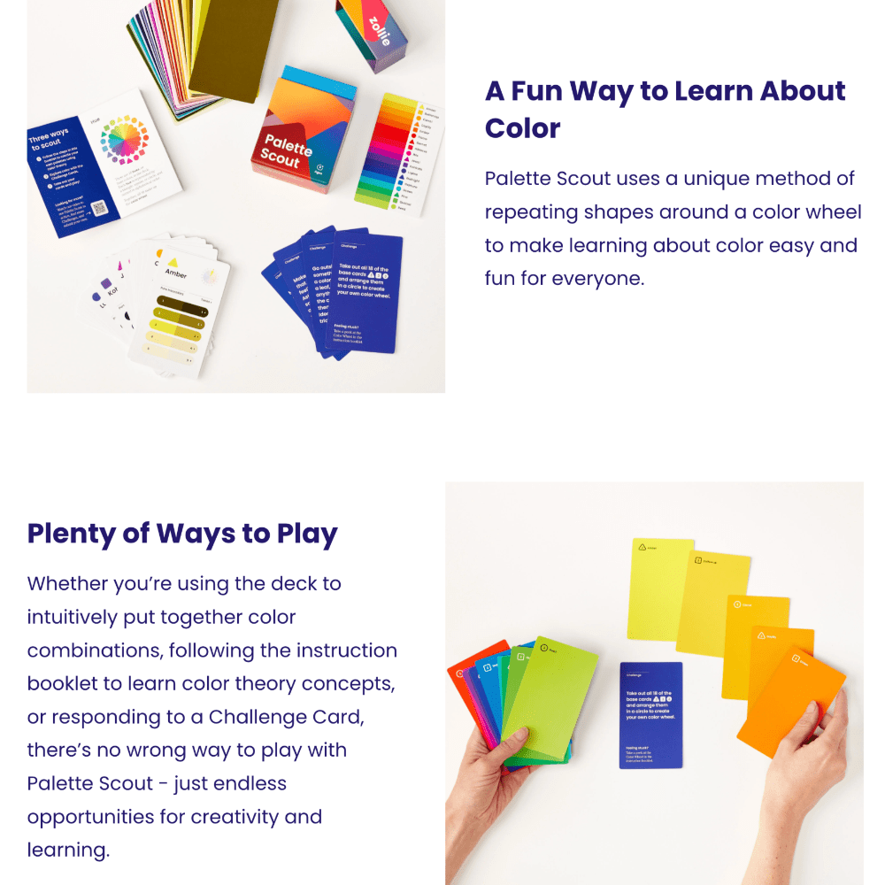 Palette Scout - Color Pallette Card Set by Zollie - Honey Bee Stamps