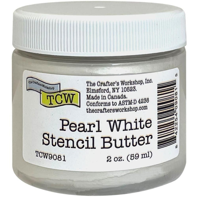 Pearl White Stencil Butter by TCW - Honey Bee Stamps