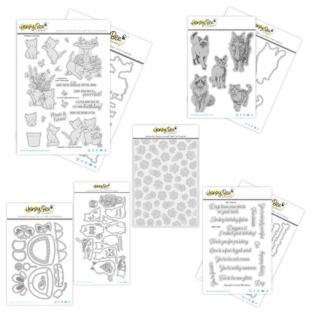 Pet - Tastic Release - Cat Bundle - Honey Bee Stamps