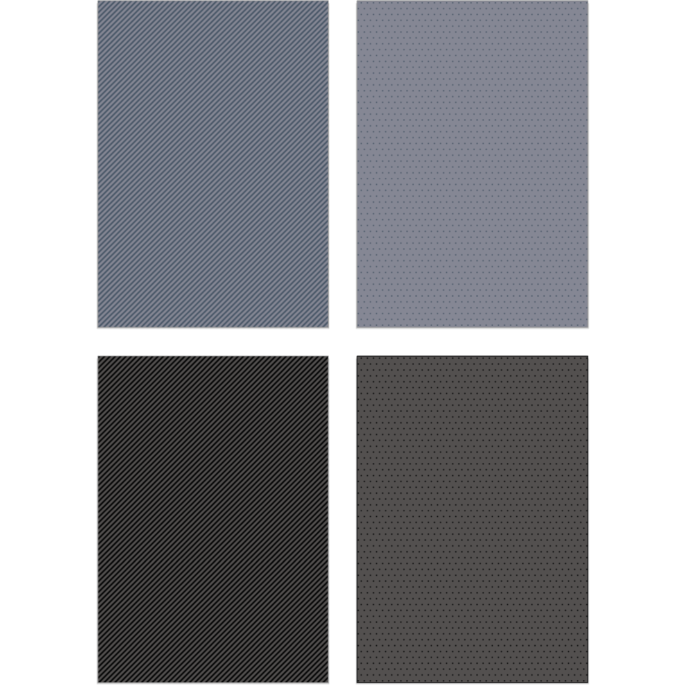 Pinstripes & Polka Dots: Outdoors 6x8.5 - 24 Double Sided Sheets - Honey Bee Stamps