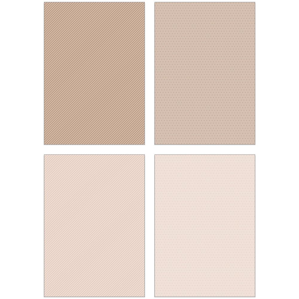 Pinstripes & Polka Dots: Harvest 6x8.5 - 24 Double - Sided Sheets - Honey Bee Stamps